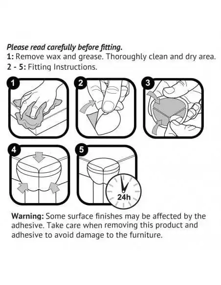 Clippasafe Home Safety Corner Cushions x4 New Clippasafe