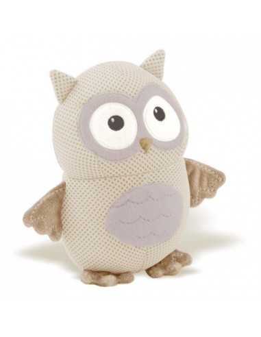 Breathable Baby Toy Owl Grey