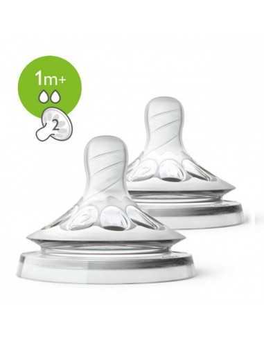 Avent Teat Natural 2.0 Slow Flow 1M New