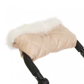 Roma Dolls Pram Handmuff-Cream