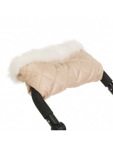 Roma Dolls Pram Handmuff-Cream