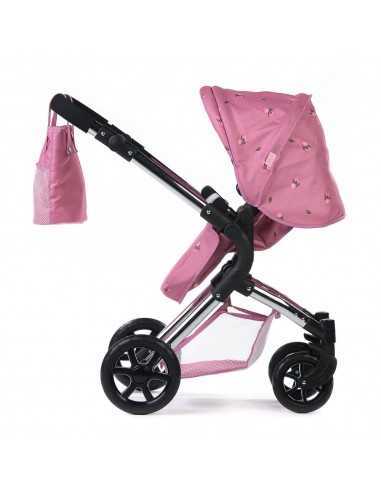 Roma Darcie Single Dolls Pram-Pink Roma Darcie Single Dolls Pram-Pink