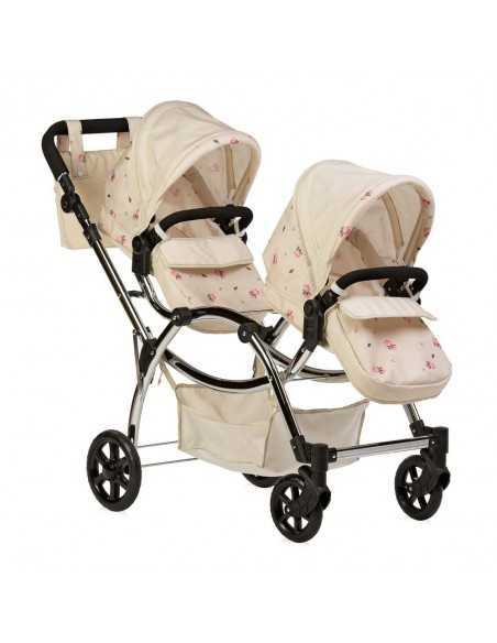 Roma Darcie Twin Dolls Pram-Cream Roma