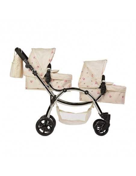 Roma Darcie Twin Dolls Pram-Cream Roma