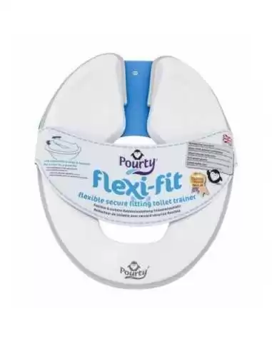 Pourty Flexi-fit Toilet Trainer Grey