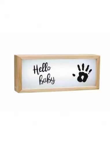 Baby Art Lightbox With Imprint Wooden