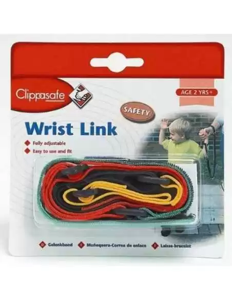 Clippasafe Harness Wrist Link-Multi Colour Clippasafe