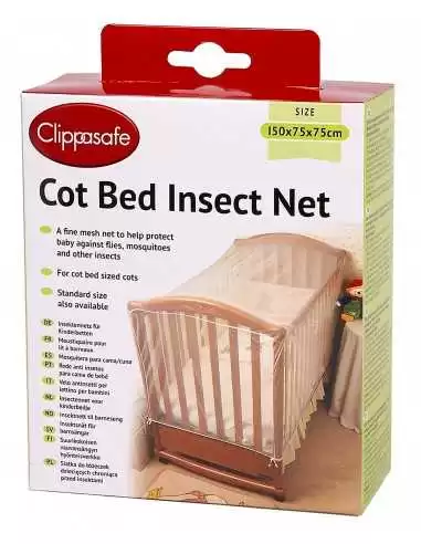 Clippasafe Home Insect Net Cot Bed Size