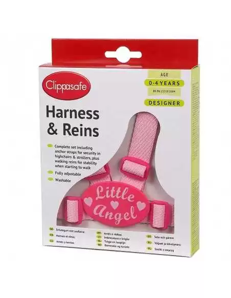 Clippasafe Harness & Reins Easy Wash-Little Angel Clippasafe