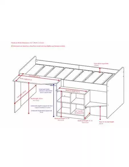 Kidsaw Pilot Cabin Bed-White Kidsaw