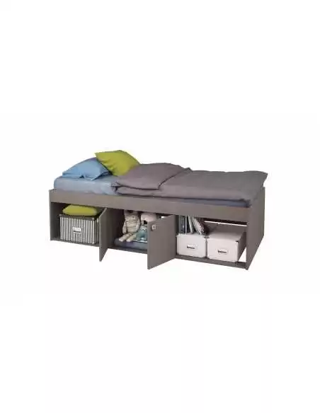 Kidsaw Low Single 3ft Cabin Bed-Grey Kidsaw