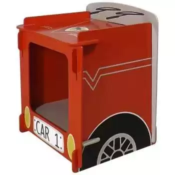 Kidsaw Racing Car Bedside-Red