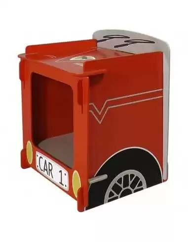 Kidsaw Racing Car Bedside-Red