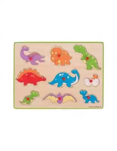 Bigjigs Toys Lift Out Puzzle-Dinosaurs