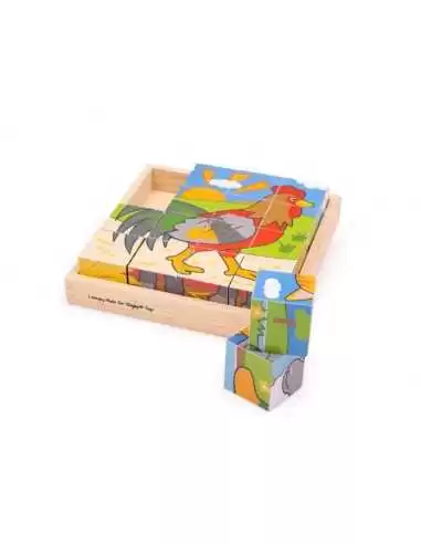 Bigjigs Toys Farm Cube Puzzle