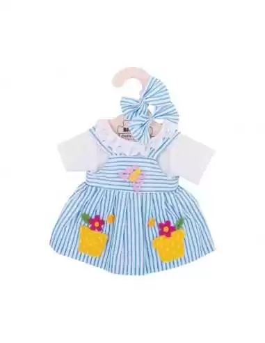 Bigjigs Toys Blue Striped Dress (for...