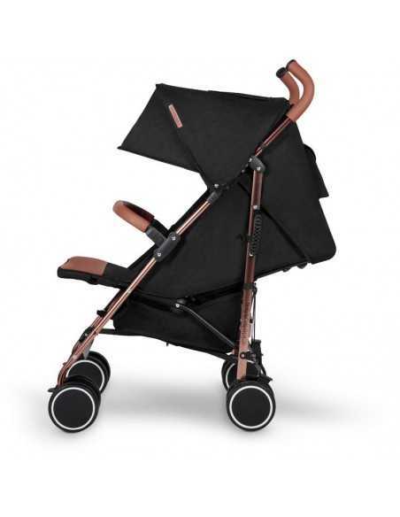 Ickle Bubba Discovery Rose Gold Chassis Stroller-Black Ickle Bubba