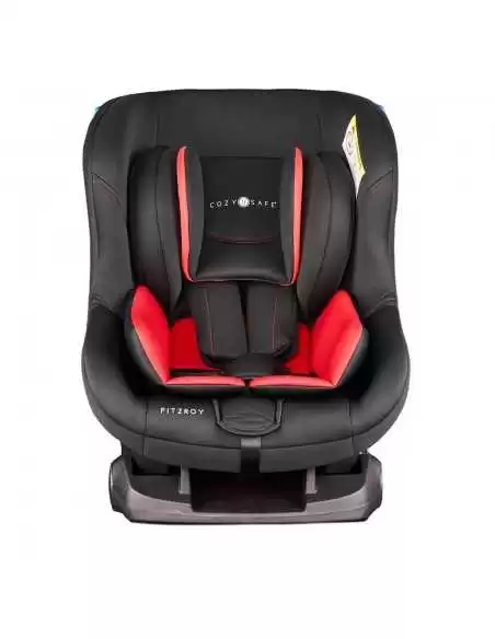 Cozy N Safe Fitzroy Group 0+/1 Car Seat-Black/Red Cozy N Safe