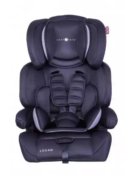 Cozy N Safe Logan Group 1/2/3 Car Seat-Black/Grey Cozy N Safe