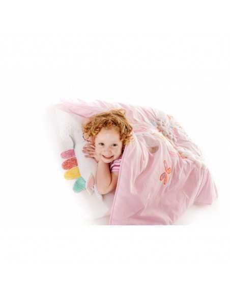 Bizzi Growin Cot Bed Quilt-Rainbow & Unicorns Bizzi Growin