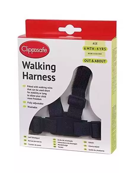 Clippasafe Walking Rein And Harness-Navy Clippasafe