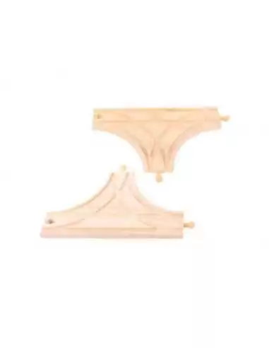 Bigjigs Rail T-Junction (Pack of 2)