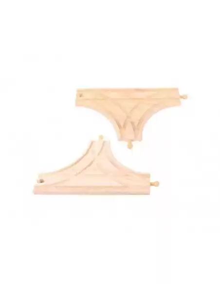 Bigjigs Rail T-Junction (Pack of 2) Bigjigs Toys