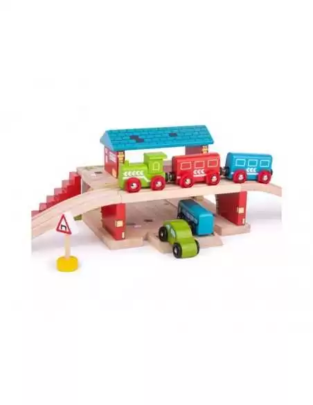 Bigjigs Rail Overground Station Bigjigs Toys