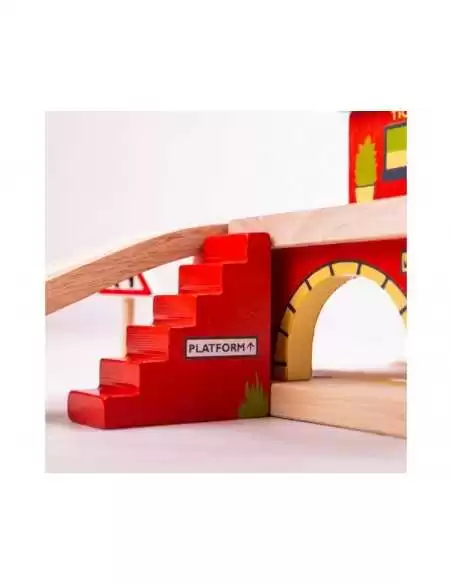 Bigjigs Rail Overground Station Bigjigs Toys