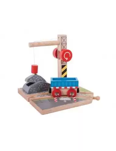 Bigjigs Rail Gravel Crane