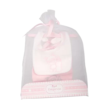 Arias Set of 2 Bibs - Pink...