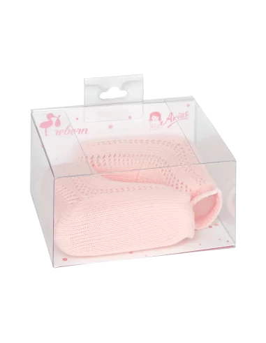 Arias Socks For a Reborn 40-45cm-Pink