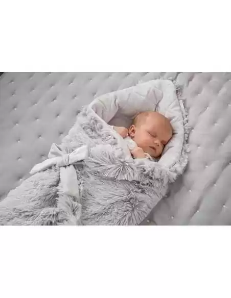 Bizzi Growin Baby Blanket Koochiwrap-Whisper Grey Bizzi Growin