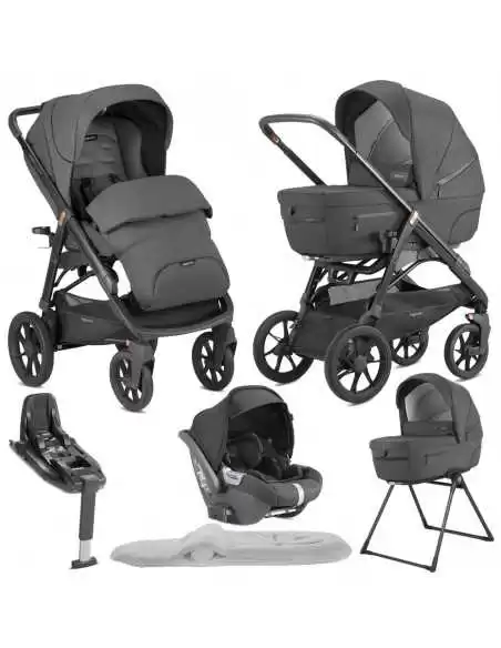 Inglesina Aptica XT System Duo Baby Travel System-Charcoal Grey Inglesina