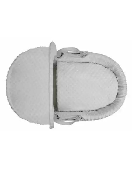 Kinder Valley White Dimple White Wicker Moses Basket 