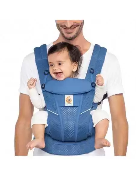 ErgoBaby Omni Breeze Baby Carrier-Sapphire Blue ErgoBaby