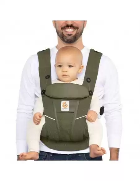 ErgoBaby Omni Breeze Baby Carrier-Olive Green ErgoBaby