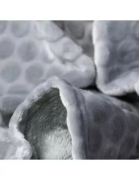 Clair de Lune Marshmallow Blanket-Grey Clair De Lune