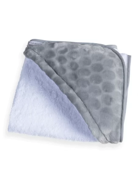 Clair de Lune Marshmallow Hooded Towel-Grey Clair De Lune