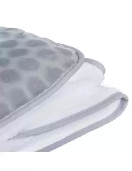 Clair de Lune Marshmallow Hooded Towel-Grey Clair De Lune