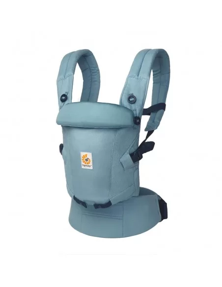 ErgoBaby Adapt Soft Touch Cotton Baby Carrier-Slate Blue ErgoBaby