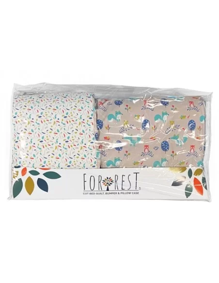 Jane Forrest 3 Piece Reversible Cot Bed Set-Meadowland Johnston Prams