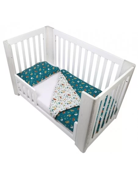 Jane Forrest 3 Piece Reversible Cot Bed Set-Jungle Johnston Prams