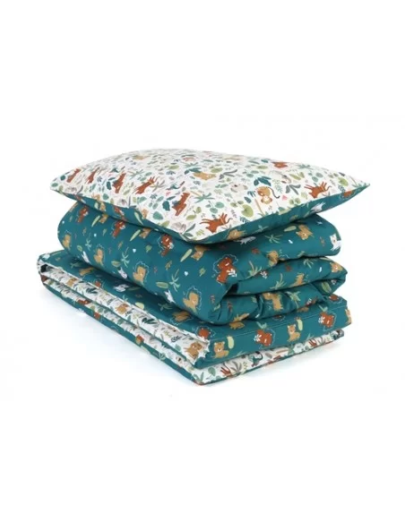 Jane Forrest 3 Piece Reversible Cot Bed Set-Jungle Johnston Prams