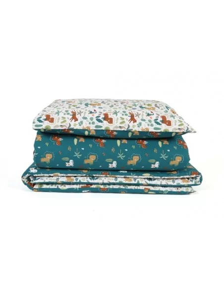 Jane Forrest 3 Piece Reversible Cot Bed Set-Jungle Johnston Prams