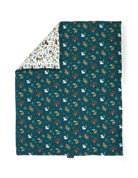 Jane Forrest 3 Piece Reversible Cot Bed Set-Jungle Johnston Prams