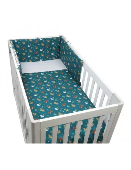 Jane Forrest 3 Piece Reversible Cot Bed Set-Jungle Johnston Prams