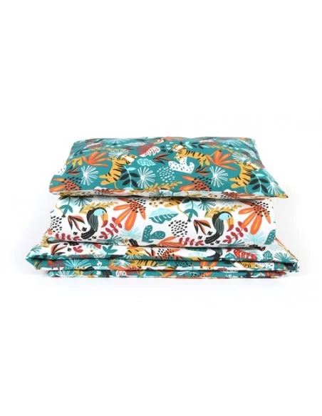 Jane Forrest 3 Piece Reversible Cot Bed Set-Rainforest Johnston Prams