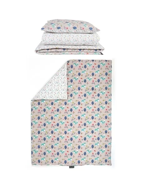 Jane Forrest 3 Piece Reversible Cot Bed Set-Woody Johnston Prams