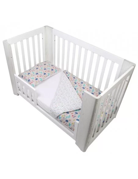 Jane Forrest 3 Piece Reversible Cot Bed Set-Woody Johnston Prams